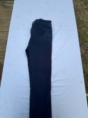 Chaps Petite Women's Navy Blue Straight Leg Stretch Pants Size 8P